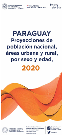 TRIPTICO DE PROYECCIONES DE LA POBLACION 2020